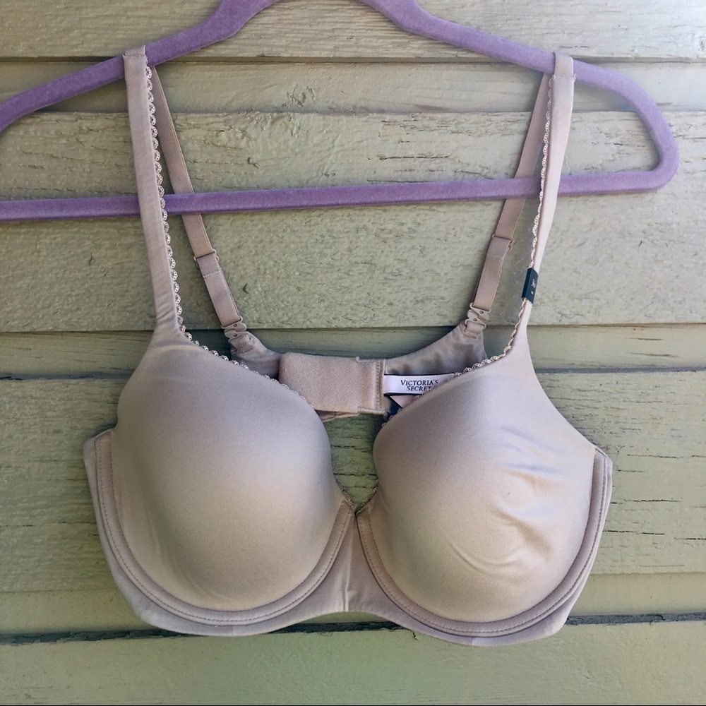 Body By Victoria Lined Demi 36D Nude Bra
